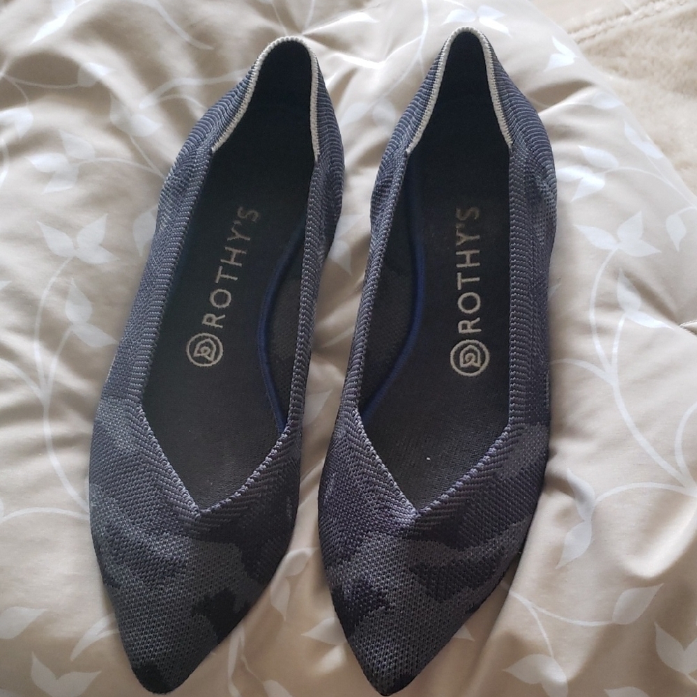 Rothy's Women's Fatigue Gray Flats 8.5W